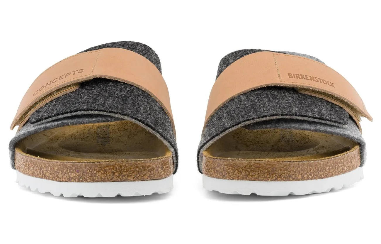 Birkenstock Kyoto Concepts x 'Black Grey Felt' — фото 4