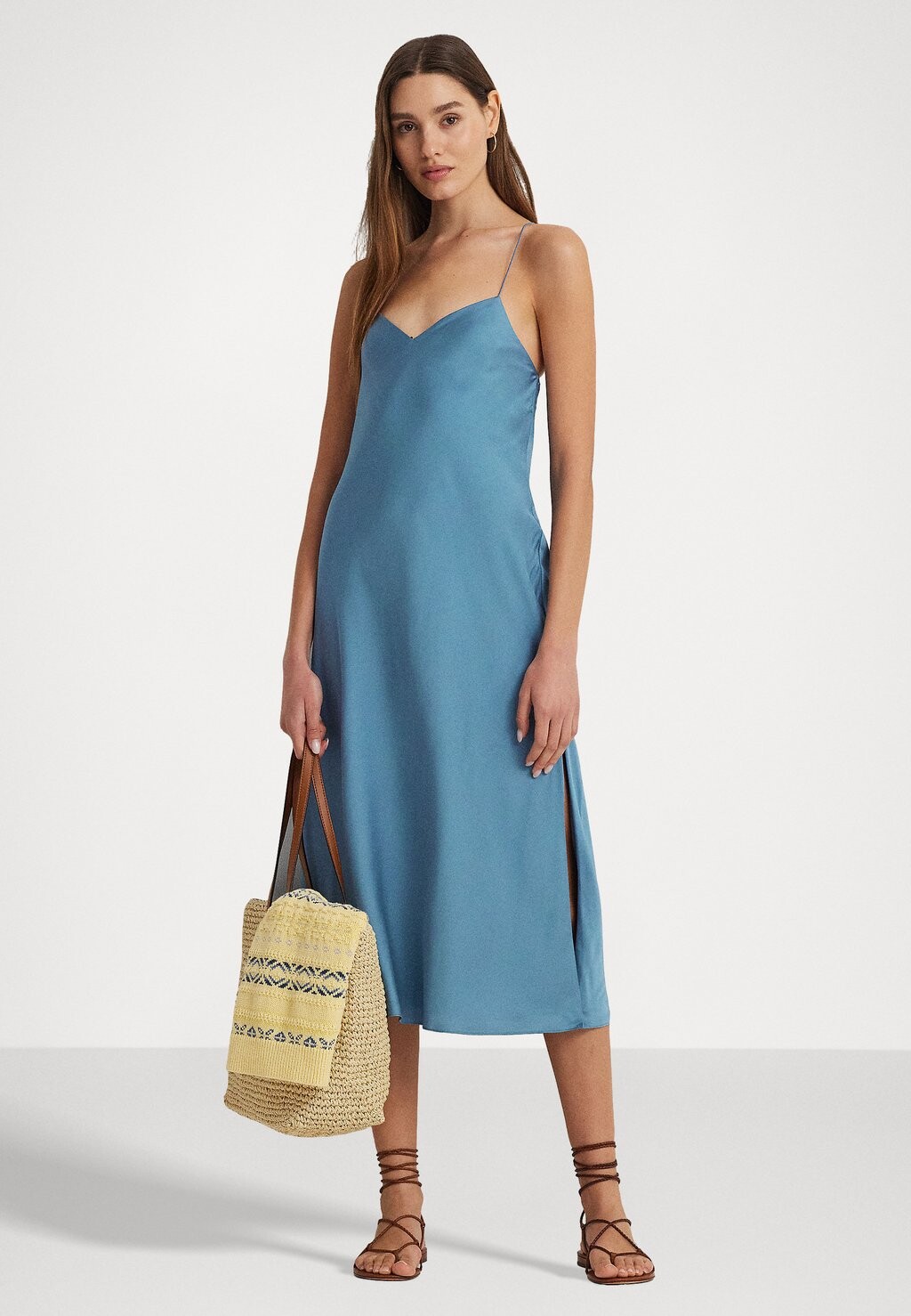 

Коктейльное платье NOKITHE SLEEVELESS DAY DRESS Ralph Lauren, светло-голубой