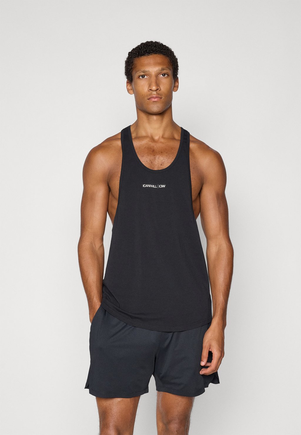 

Майка MUSCLE TANK MEN ICANIWILL, черный