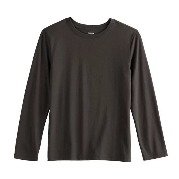 

Мальчиковая повседневная футболка с длинным рукавом 8-20 Sonoma Goods For Life, цвет burnt coal