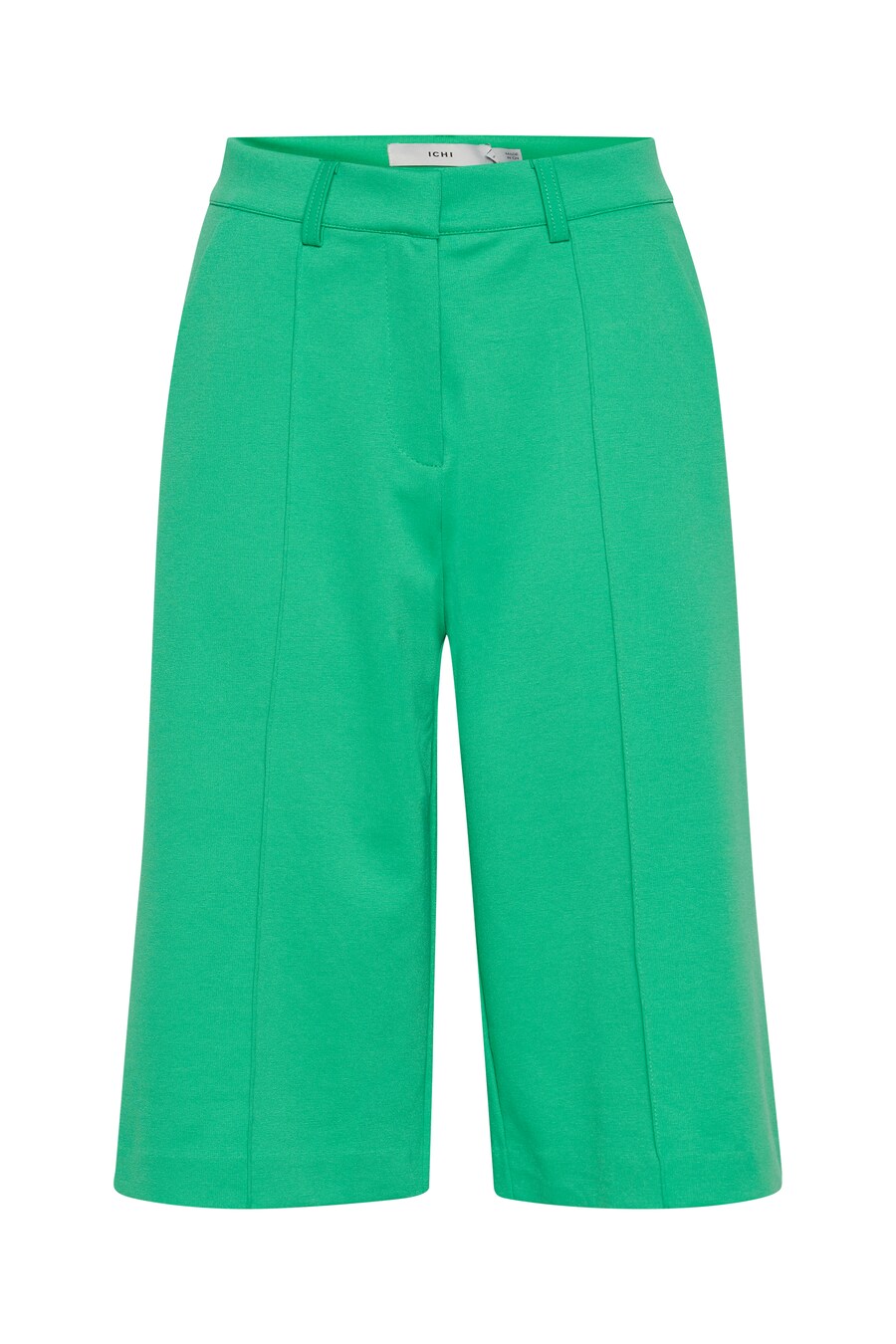 

Широкие плиссированные брюки ICHI MONSE, цвет Grass green