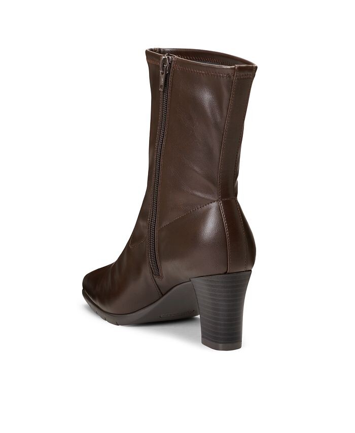 Женские ботильоны на каблуке цвета корицы Aerosoles, коричневый — фото 3