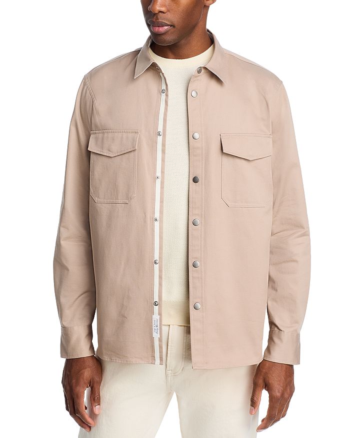 

Куртка-рубашка с застежкой спереди CPO rag & bone, коричневый/бежевый