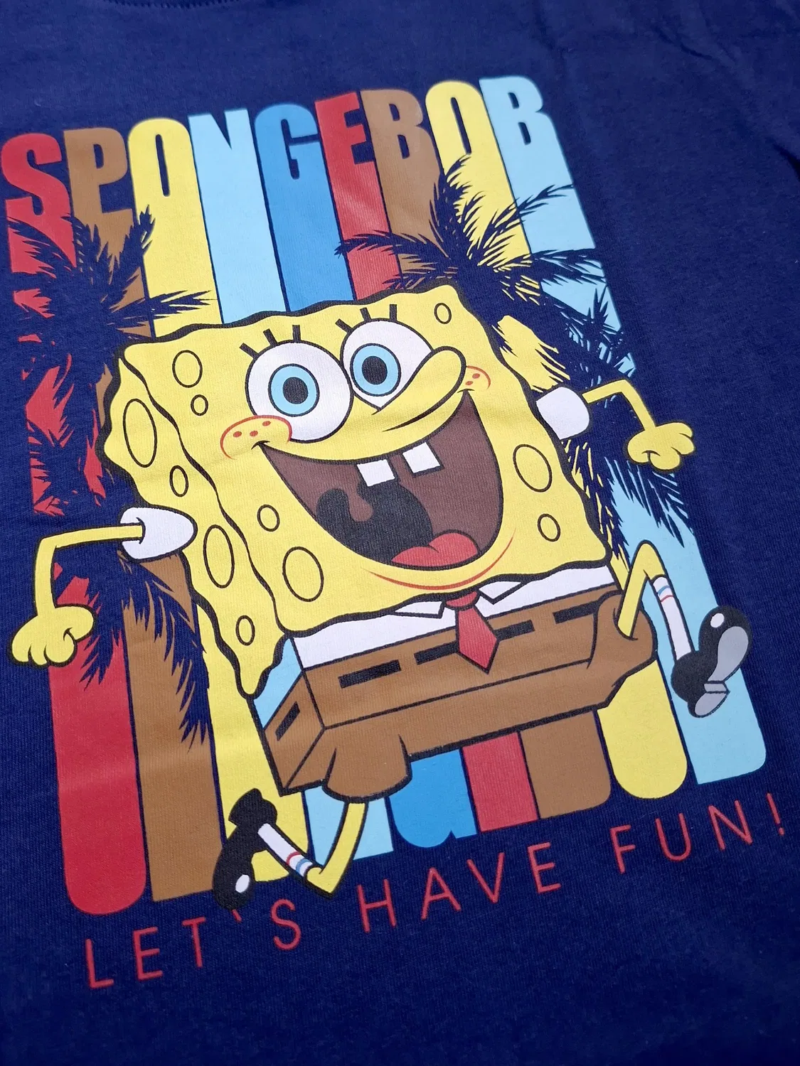 Футболка SpongeBob, синяя — фото 4