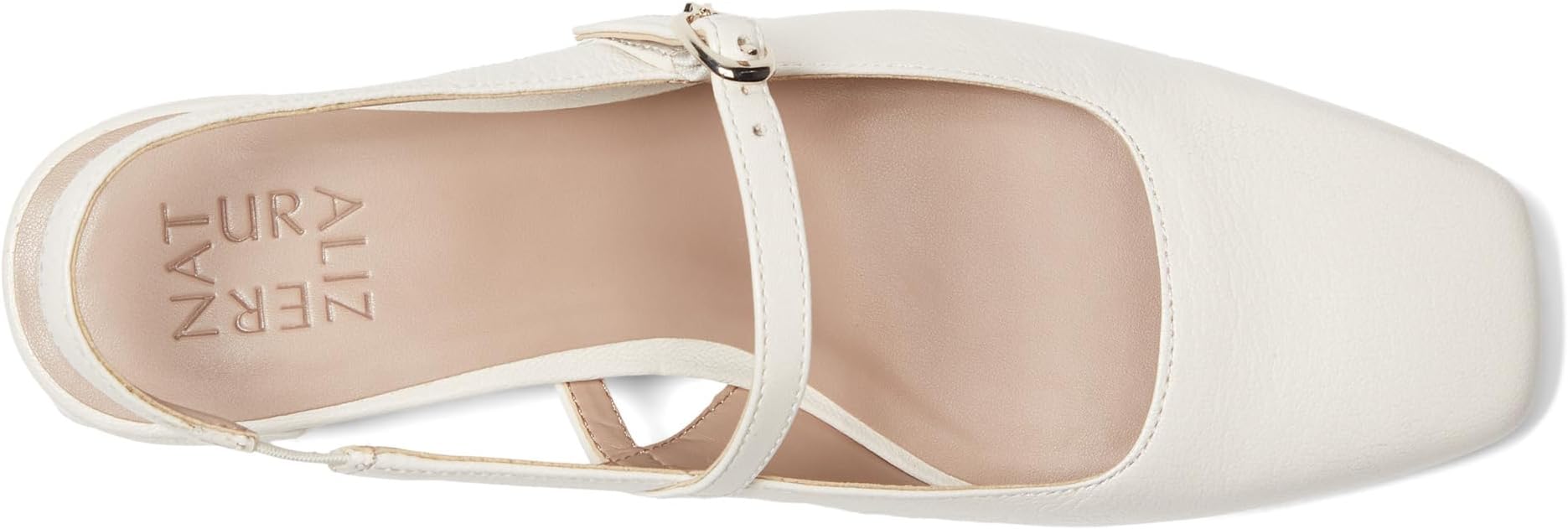 Туфли Naturalizer Women's Soul Idea Ballet Flat, Warm White Leather — фото 2