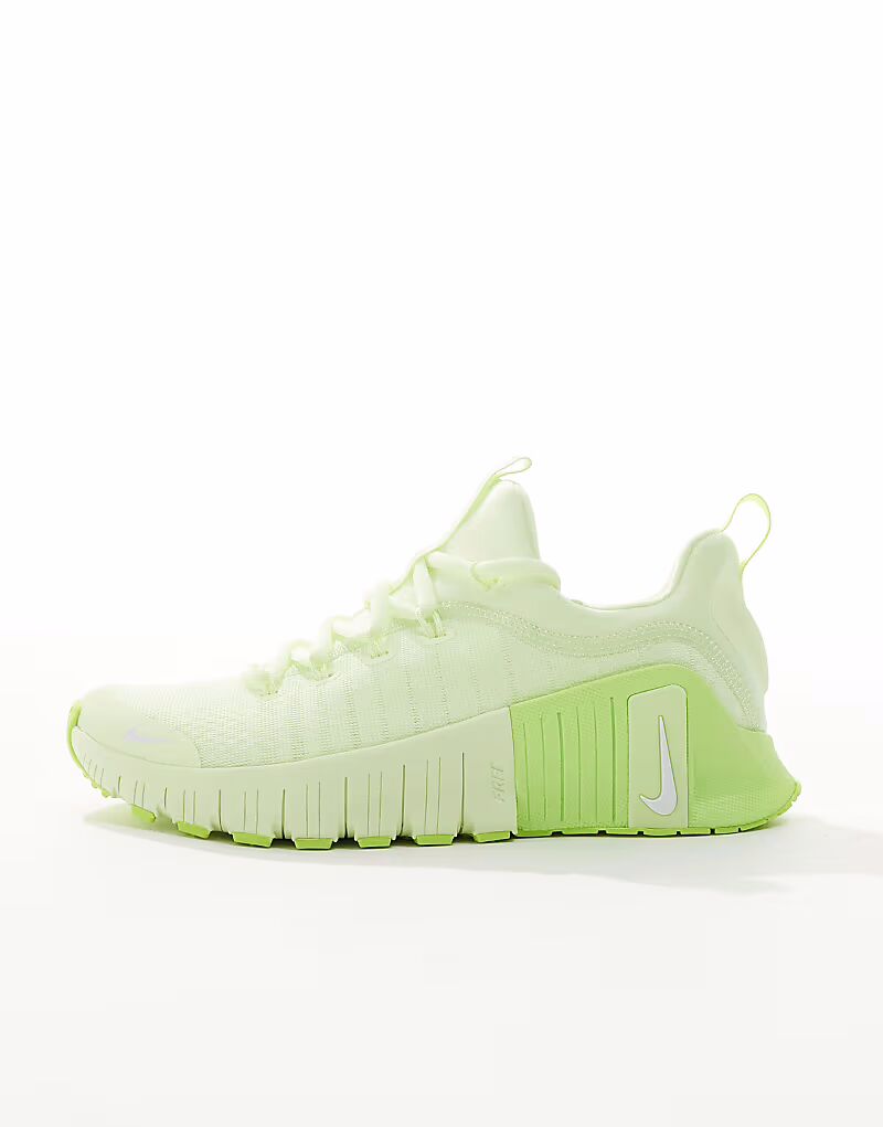 Кроссовки Nike Training Free Metcon 6 цвета лайм — фото 2