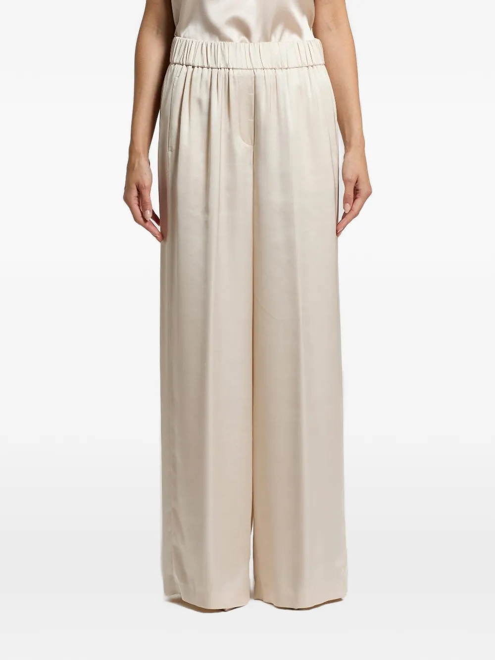 

Брюки на резинке Peserico, бежевый