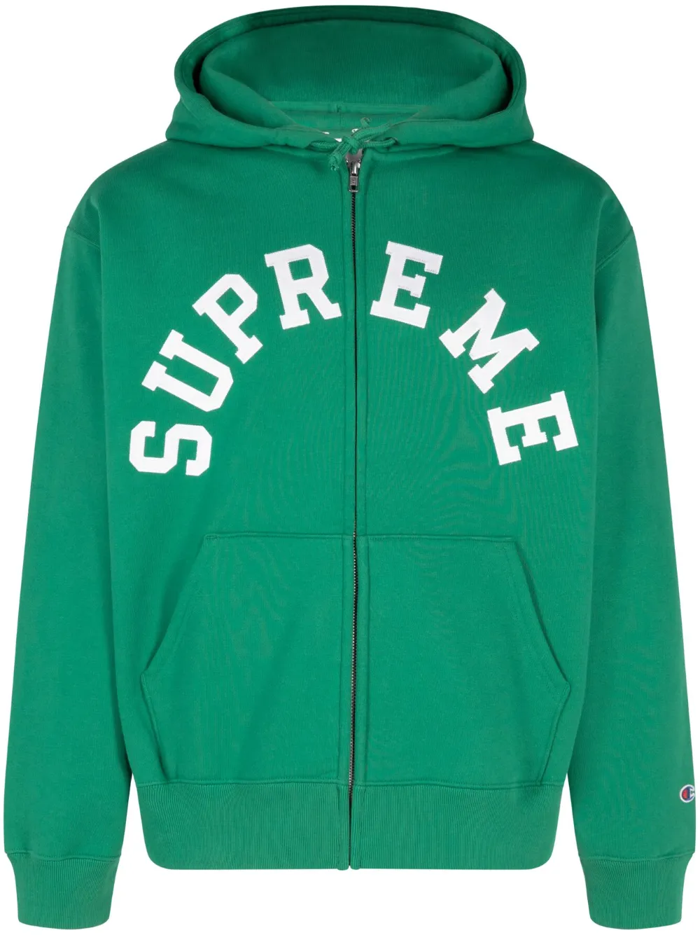 

Худи Champion на молнии Supreme, зеленый