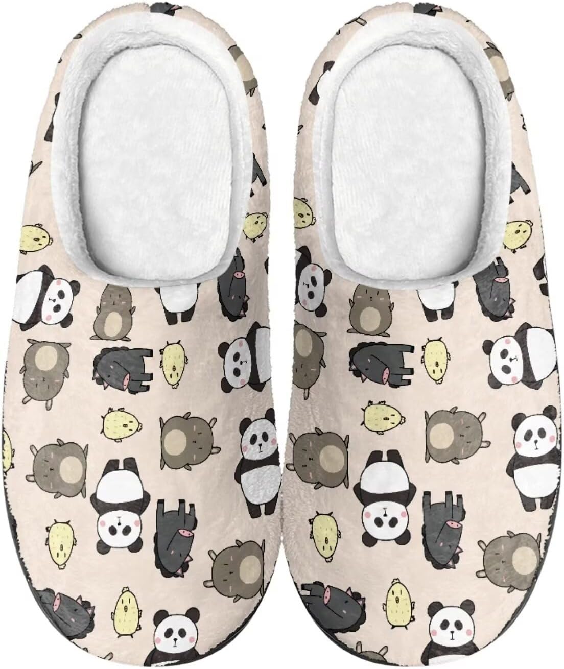 

Тапочки Baxinh Scuff для женщин и мужчин, мягкие теплые домашние тапочки для использования в помещении и на улице, легкая обувь с противоскользящей подошвой, хаки