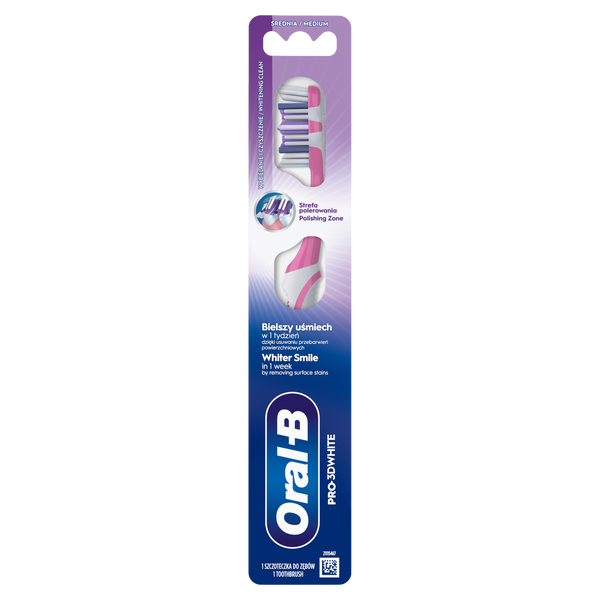 

Зубная щетка, 1 шт. Oral-B Pro 3d white