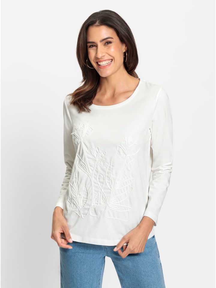 

WITT WEIDEN Футболка с круглым вырезом цвета экрю, Белый, WITT WEIDEN Футболка с круглым вырезом цвета экрю