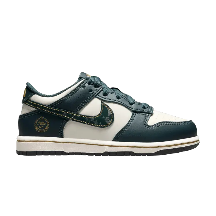 Кроссовки Dunk Low PS 'Deep Jungle', зеленый