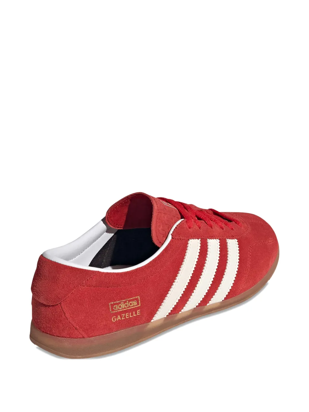 Замшевые кроссовки Gazelle Lo Pro Adidas, красный — фото 3