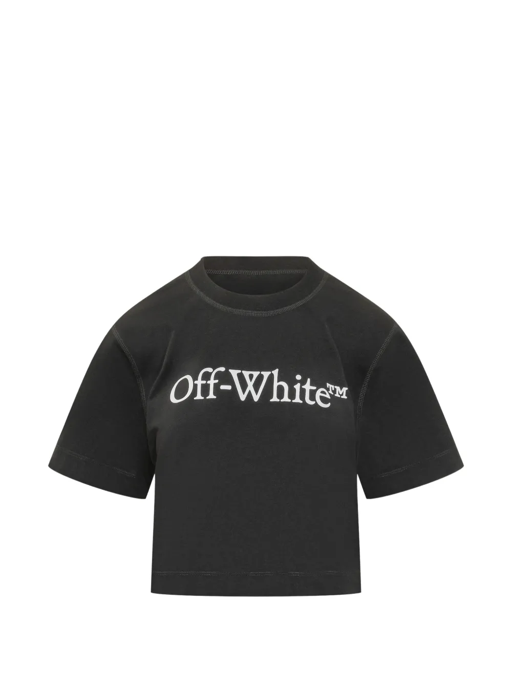 

Футболка с логотипом Bookish Off-White, черный