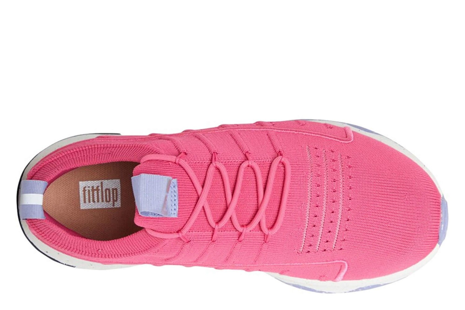 Трикотажные спортивные кроссовки витамин ff e01 Fitflop, розовый — фото 2