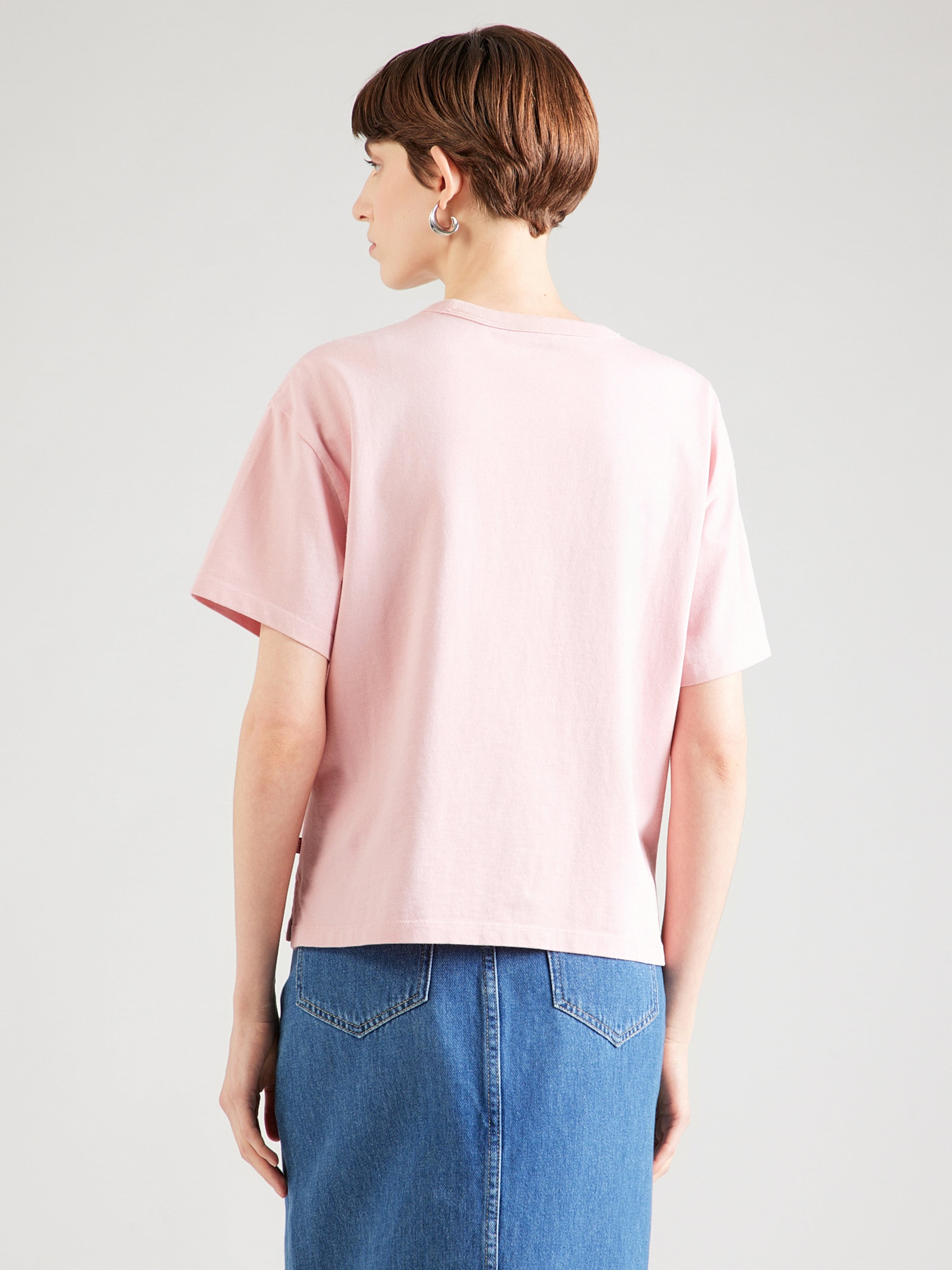 LEVI'S  Футболка в пастельно-розовом цвете — фото 3