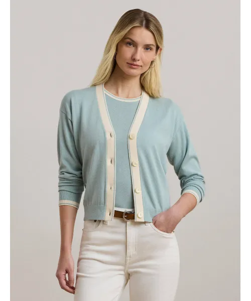 

Кардиган Loose fit Lauren Ralph Lauren, синий