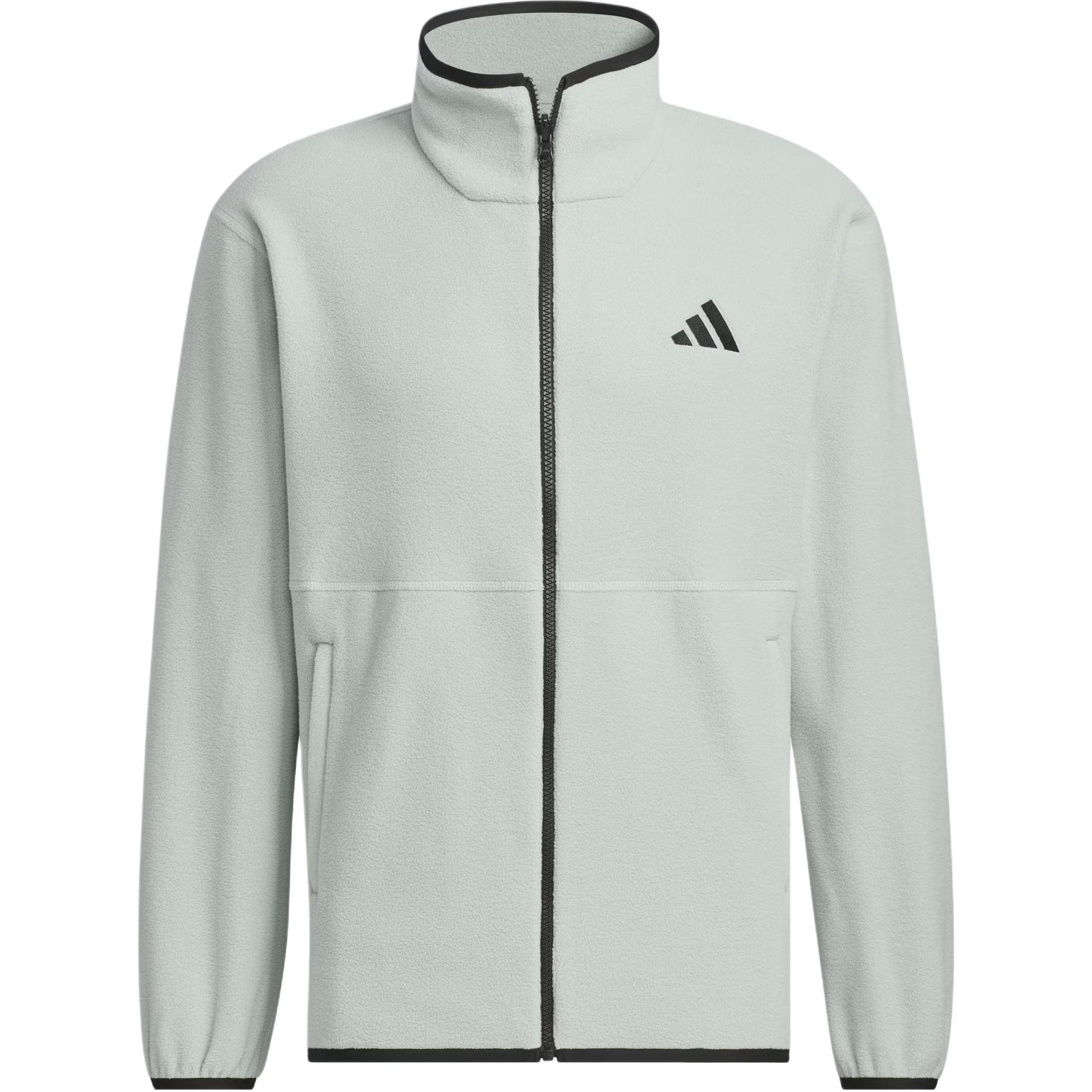 Adidas Трехслойная куртка унисекс текстурированная серая, Texture Gray — фото 4