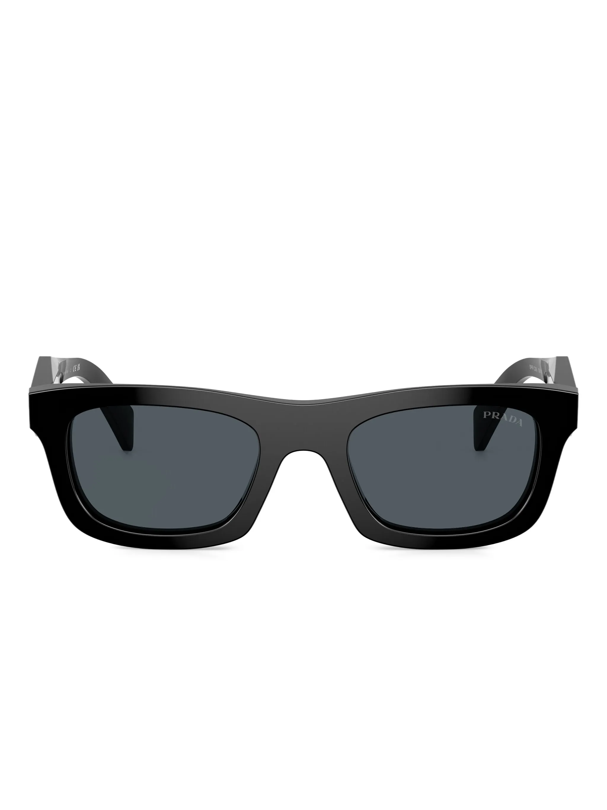 

Солнцезащитные очки в квадратной оправе Prada Eyewear, черный