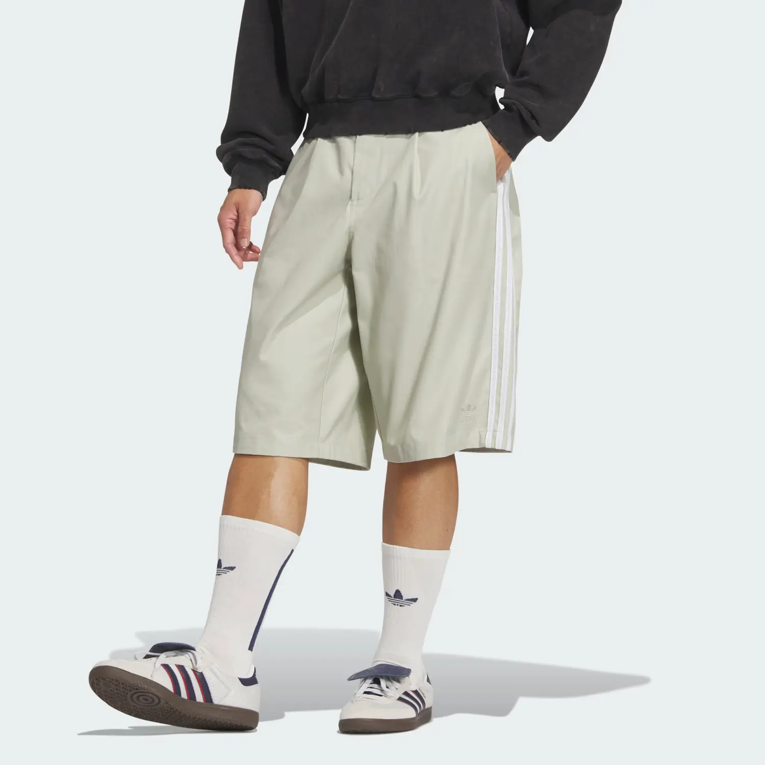 Шорты Casual мужские Nubby Gray Adidas Originals, серый — фото 4