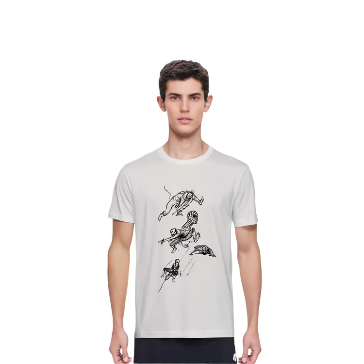 Футболка X Marvel Co-branded Series унисекс белая Uniqlo, белый — фото 4