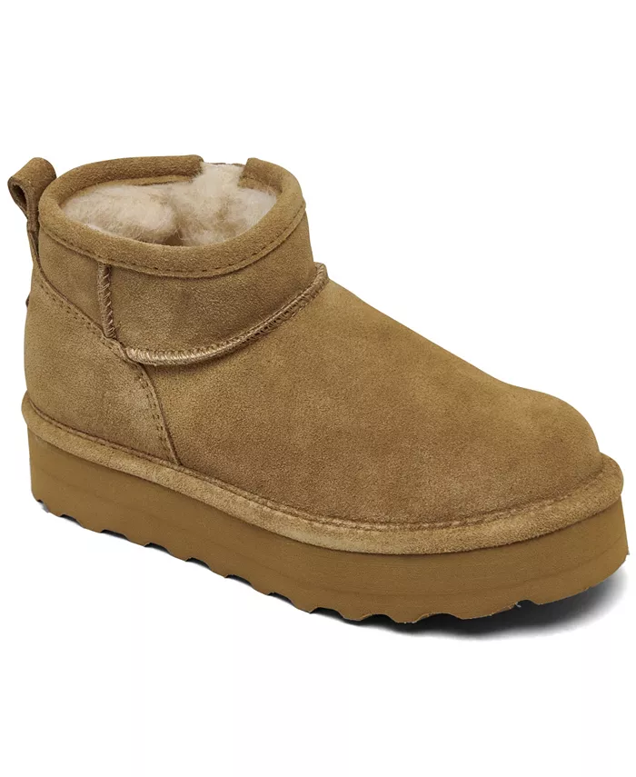 

Зимние ботинки на платформе Little Girls Retro Shorty от Finish Line BEARPAW, коричневый