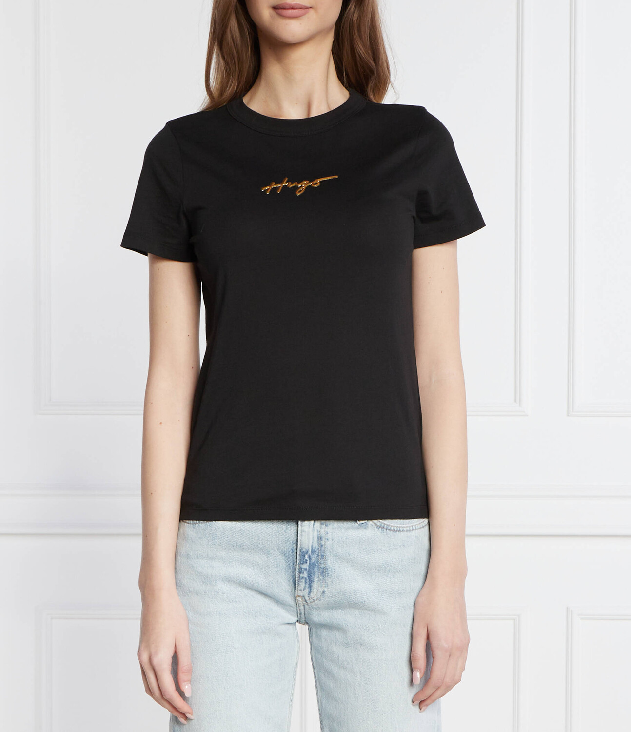 

Футболка HUGO Classic Tee_4 Regular Fit, черный