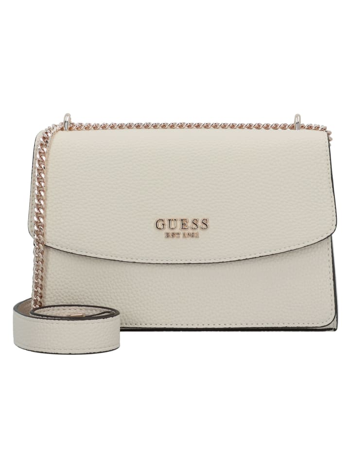 

Guess Сумка Calista через плечо, 24 см, цвет слоновой кости