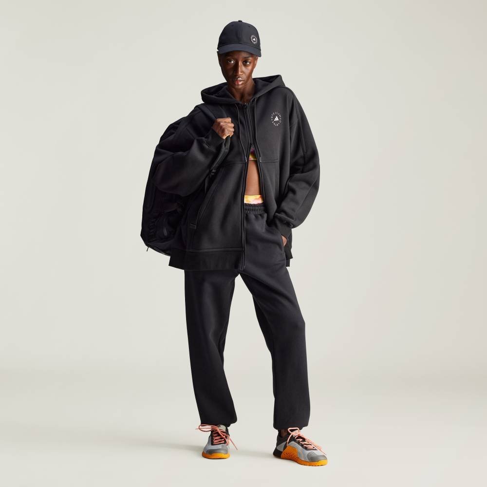 Свободные спортивные штаны от Стеллы Маккартни Adidas, black — фото 3