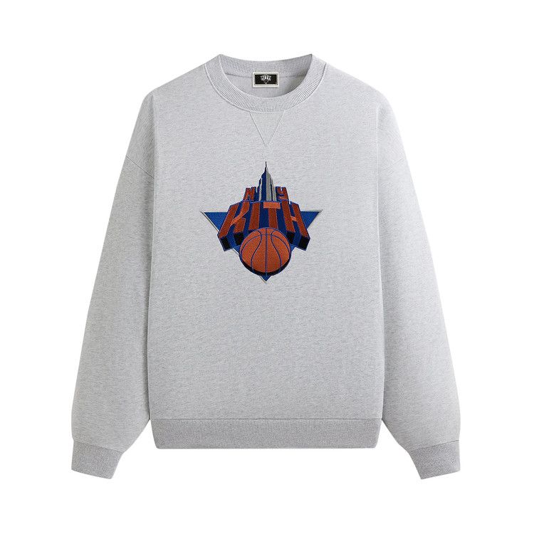 

Свитер Kith For The New York Knicks Empire Vintage Nelson Crewneck, Light Heather Grey