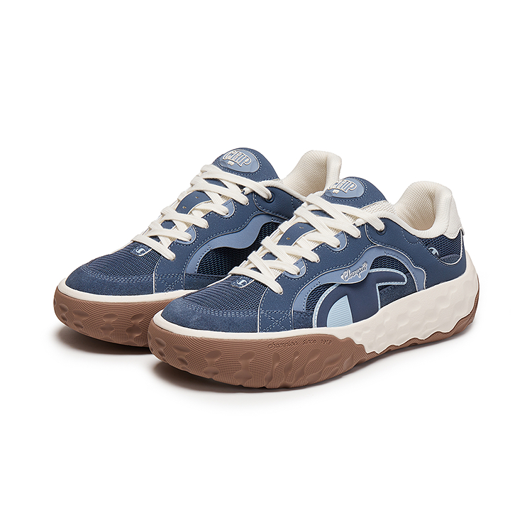 Champion Низкие скейтерские кроссовки мужские nautical blue/milk white — фото 3