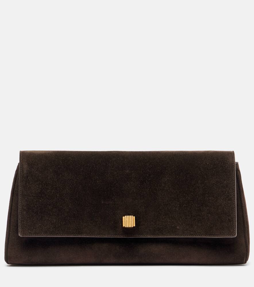 

Клатч из замши Audrey Khaite, Dark Brown
