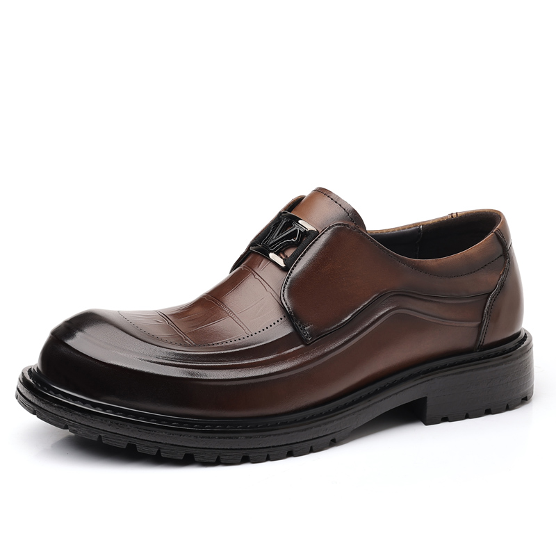 

POPULAR ROUSE PR Коричневые мужские повседневные туфли, цвет Brown