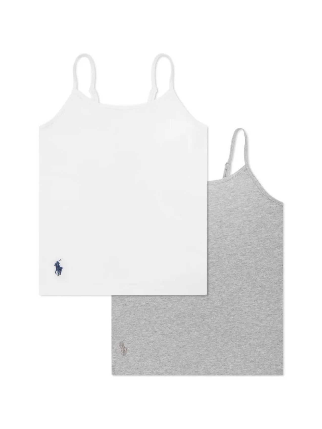 

POLO RALPH LAUREN KIDS комплект из двух топов с логотипом Polo Pony, серый