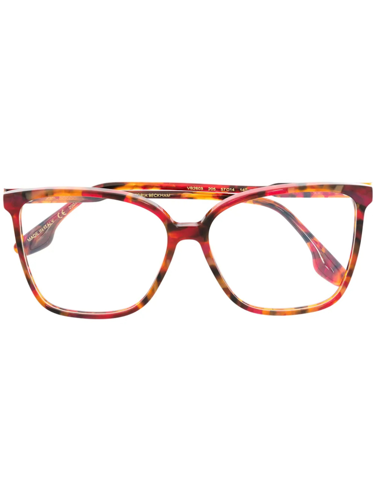 

Victoria Beckham Eyewear очки в квадратной оправе, красный