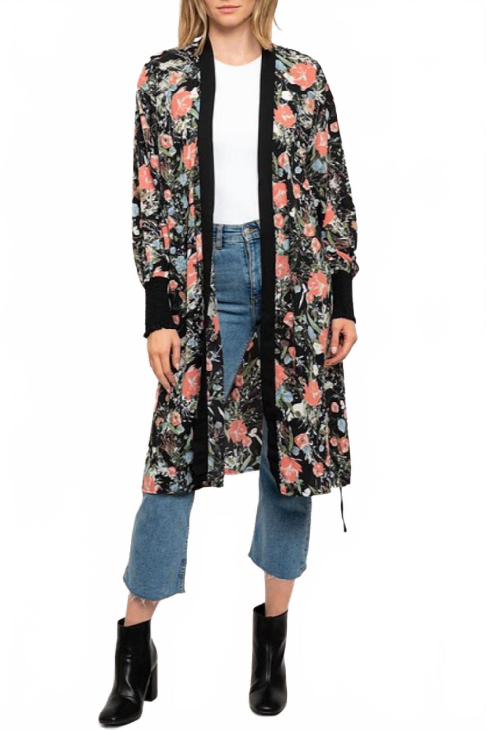 

Цветочный кардиган в мультиколоре Hers & Mine
