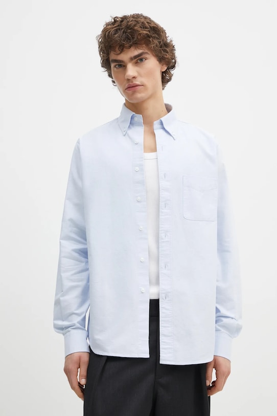 

Хлопковая рубашка Filippa K, синий