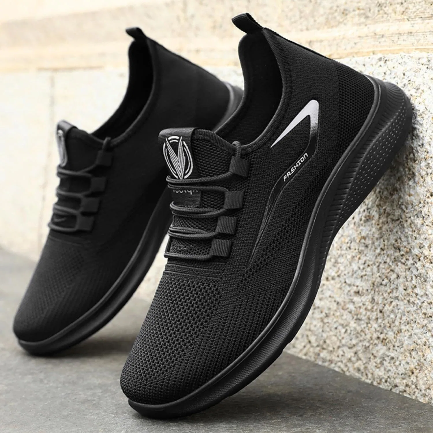 Кроссовки мужские Breathable, Black KVOTUU — фото 3