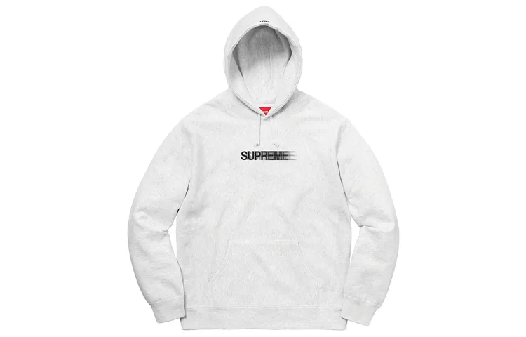 Толстовка с капюшоном Motion Logo SS23 Supreme, серый