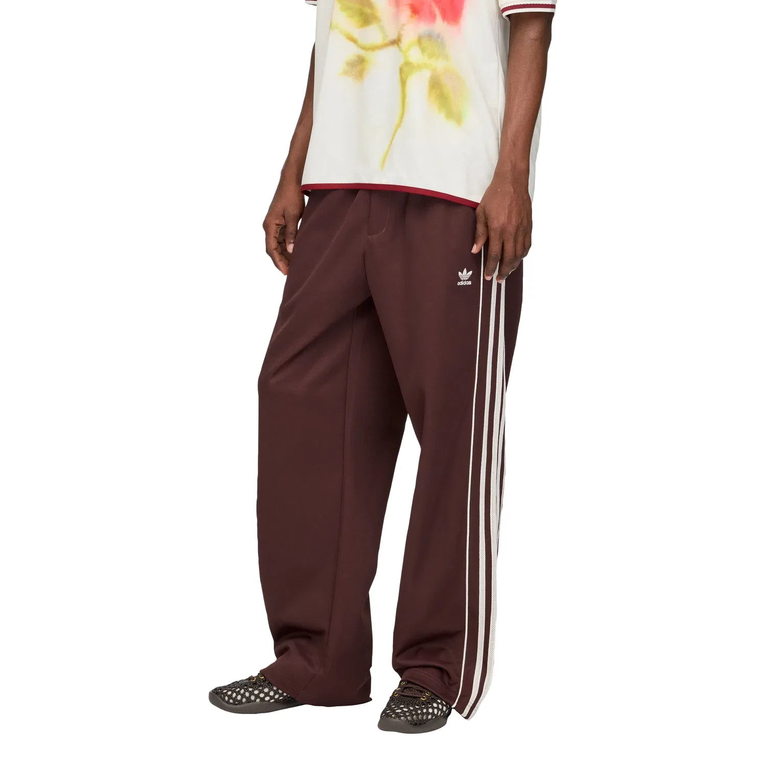 Брюки спортивные Wales Bonner Track Pant Adidas Originals темно-коричневые — фото 4