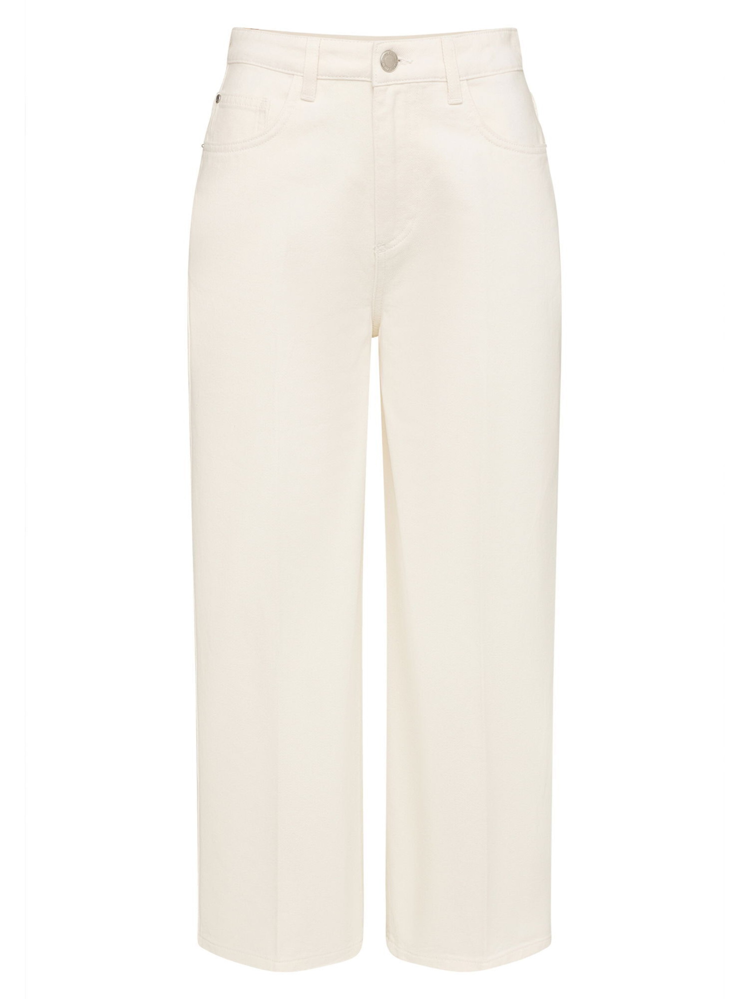 

Tamaris Джинсы wide leg из белого денима