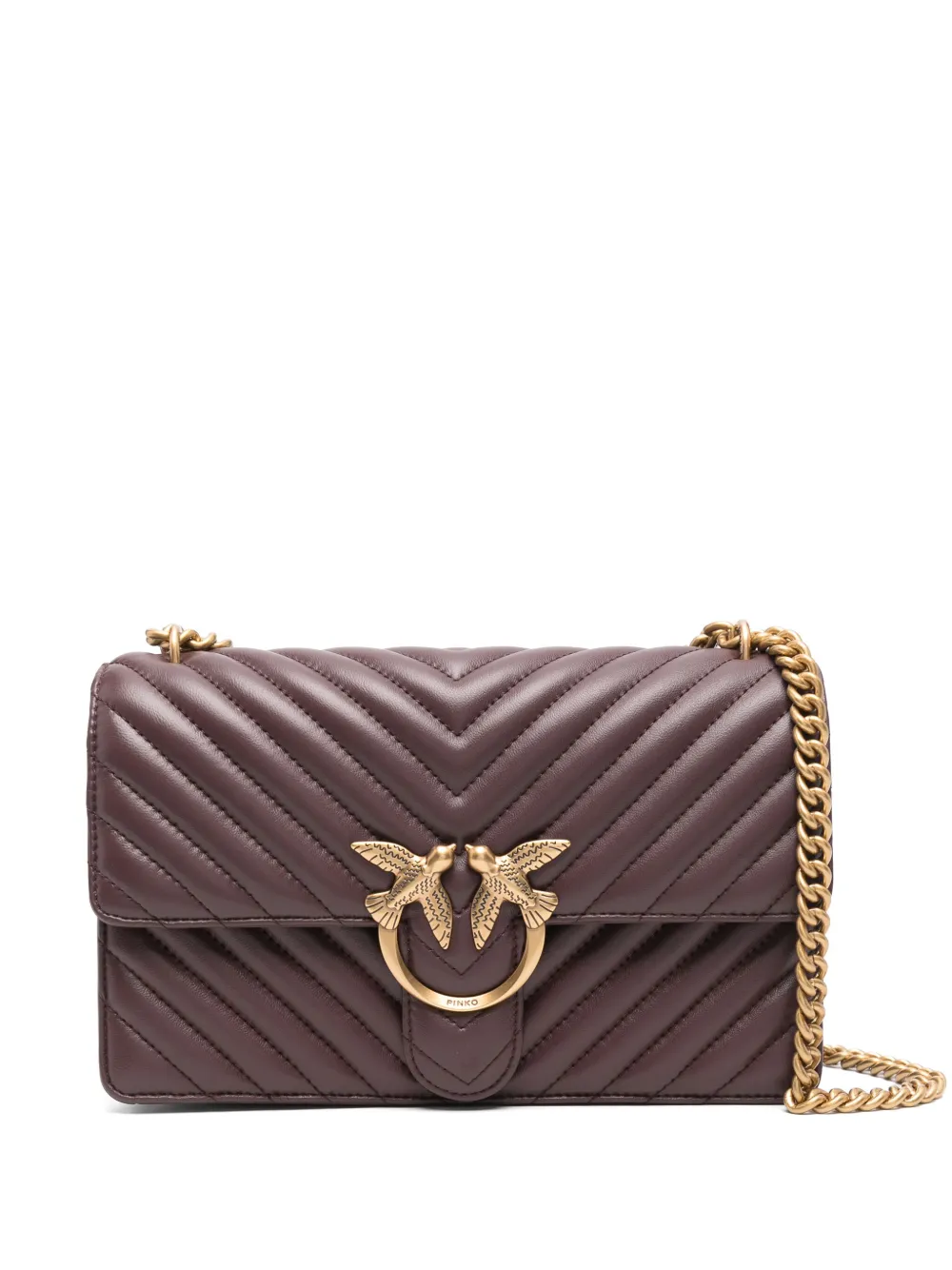 

Сумка на плечо Love Click Classic PINKO, коричневый