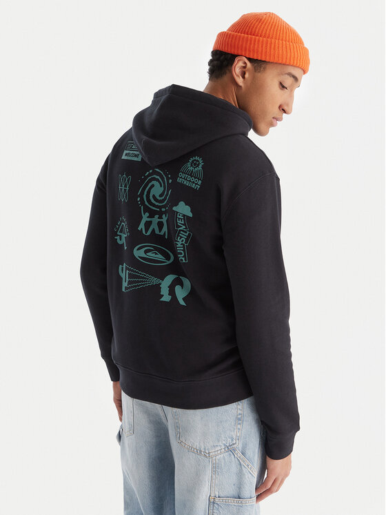 

Свитшот comfort fit EQYFT05126 Quiksilver, черный