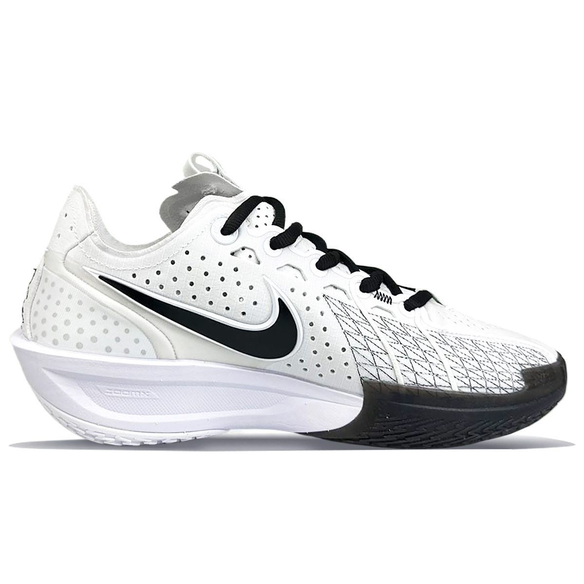 Nike Air Zoom G.T. Cut 3 Амортизирующие износостойкие низкие баскетбольные кроссовки Unisex Белый Синий — фото 2