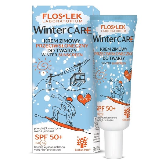 

Зимний солнцезащитный крем для лица SPF50+, 30мл Floslek Winter Care