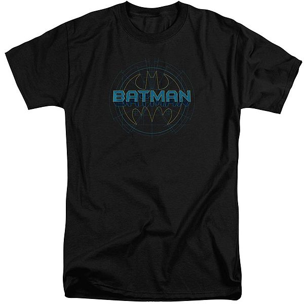 

Футболка Batman bat tech logo с коротким рукавом, взрослая, удлиненная Licensed Character