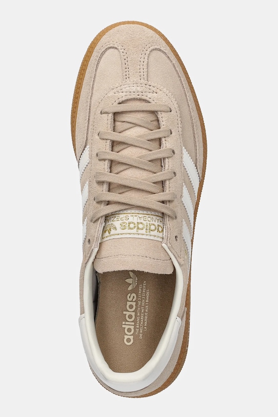 Кроссовки HANDBALL SPEZIAL замшевые Adidas Originals, бежевый — фото 4
