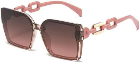 

Солнцезащитные очки большого прямоугольного размера 2027 года. Качественные солнцезащитные очки с индивидуальным дизайном для женщин. Популярные очки MTZJH, Pink