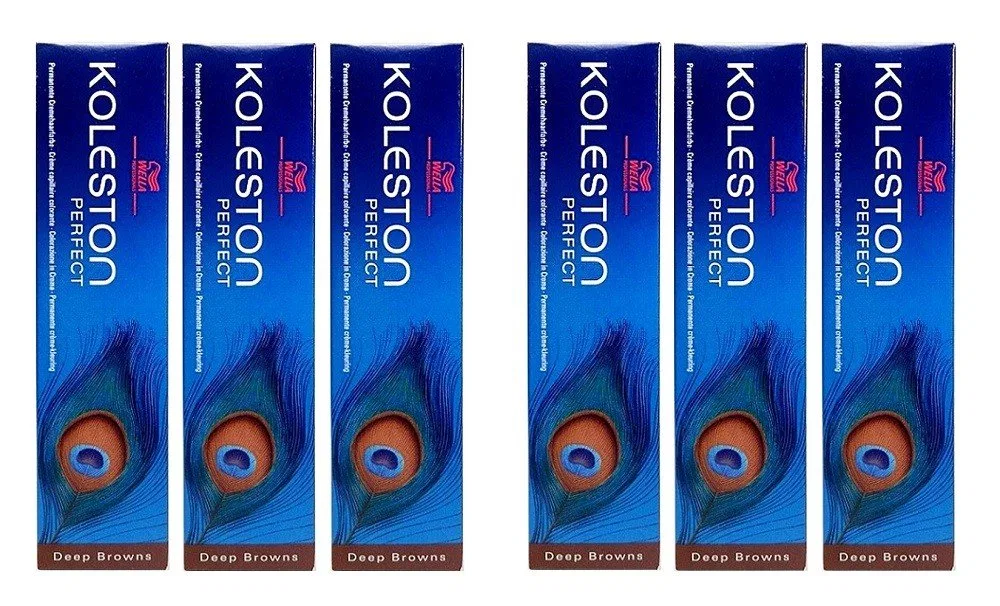 Краска для волос «Koleston Perfect 6/7 Dark Blonde Brown» 6 x 60 мл от Wella No