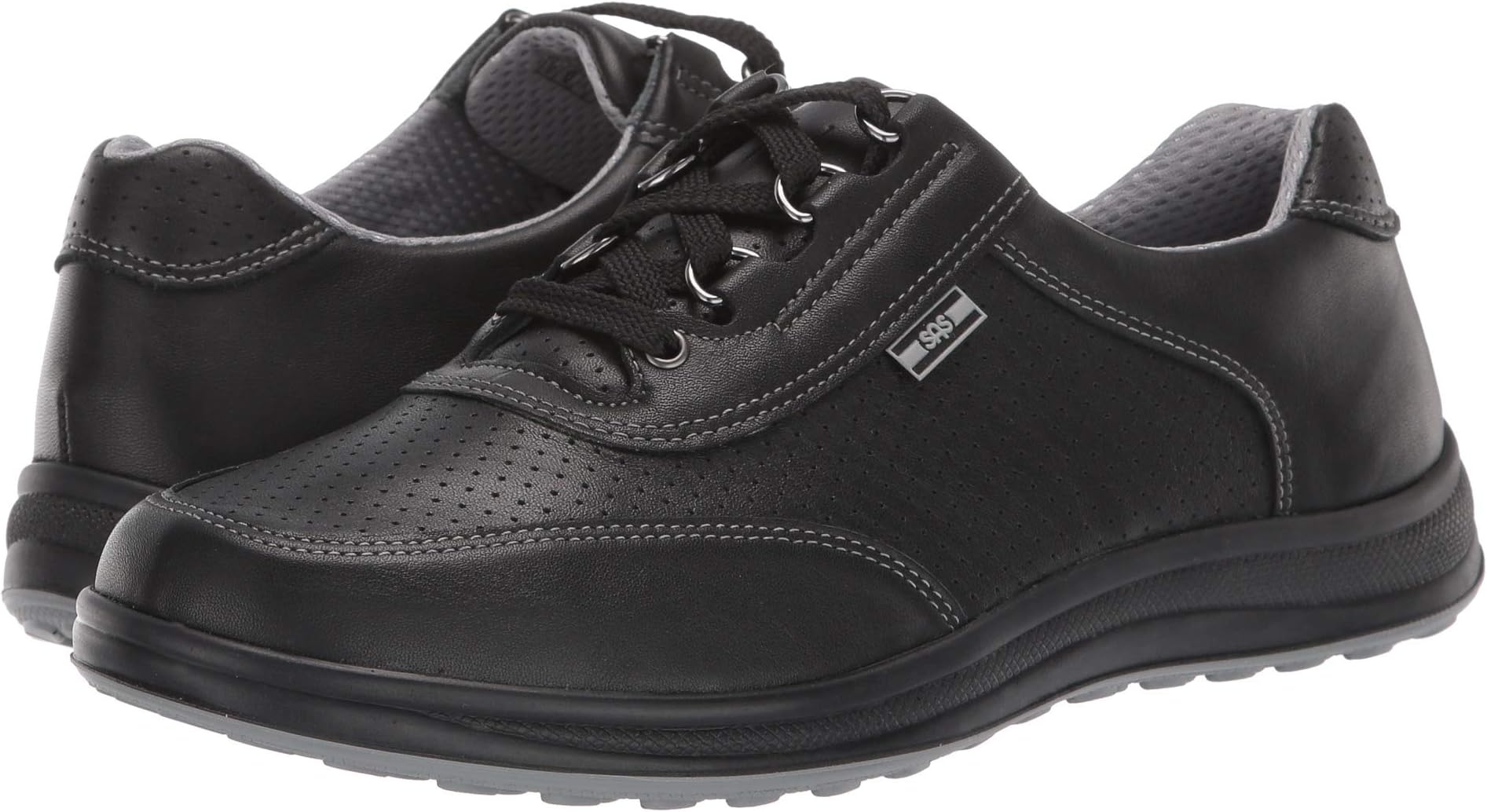 Кроссовки SAS Sporty Lux Lace Up Comfort Sneaker, цвет Black Perf